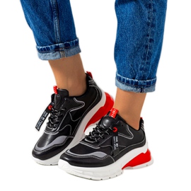 Baskets Barbo femme noires gris