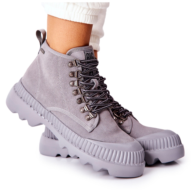Bottes en cuir Big Star II274365 Gris Bottes en cuir Big Star II274365 Gris