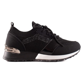 TRENDI Chaussures de sport élégantes le noir TRENDI Chaussures de sport élégantes le noir