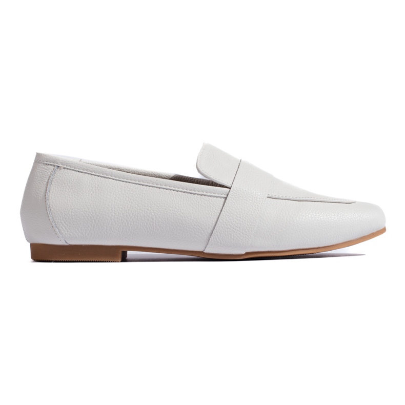 La.Fi Mocassins chaussures blanches classiques