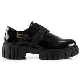 La.Fi Chaussures à plateforme avec boucle le noir