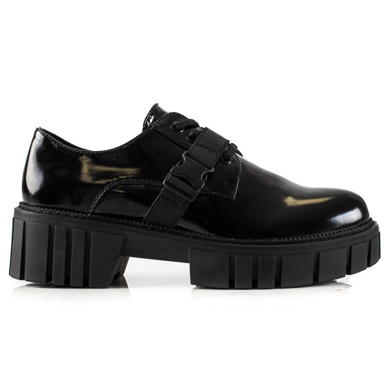 La.Fi Chaussures à plateforme avec boucle le noir