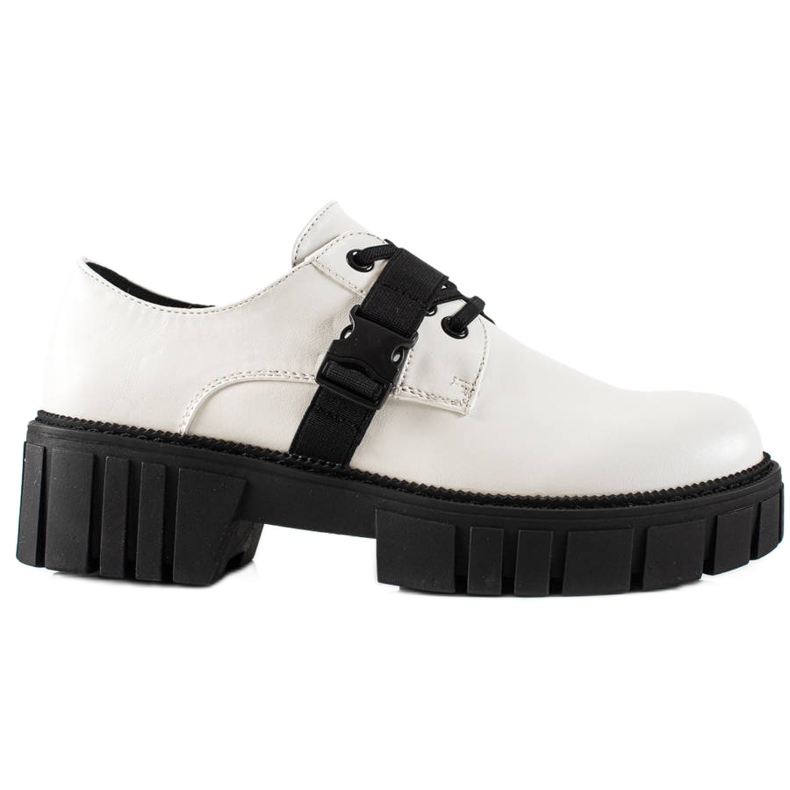 La.Fi Chaussures à plateforme avec boucle blanche le noir La.Fi Chaussures à plateforme avec boucle blanche le noir