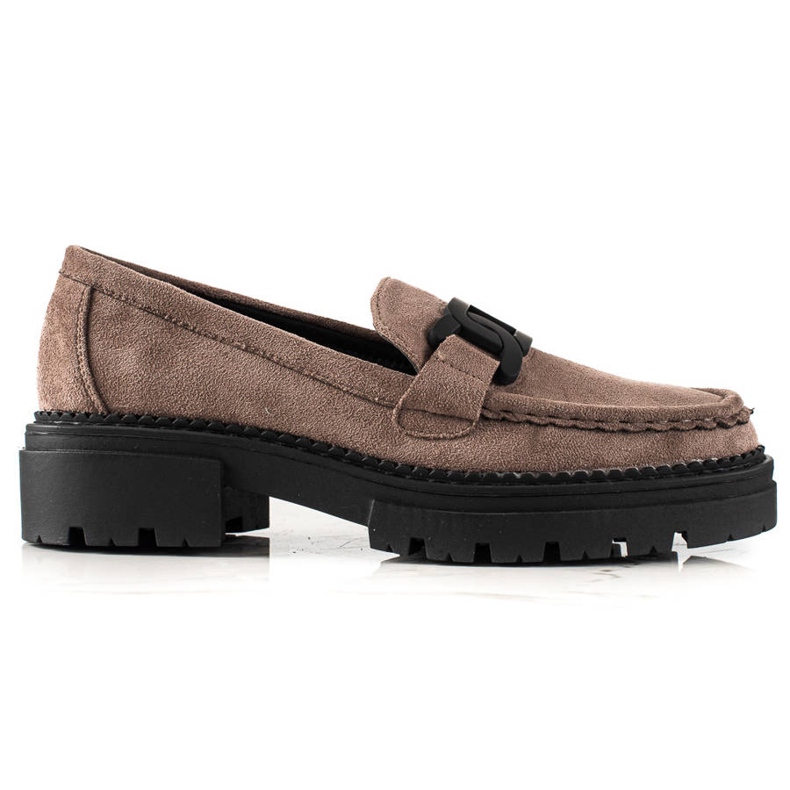 Mode mocassins LA.FI beige brun Mode mocassins LA.FI beige brun