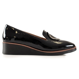 W. Potocki Chaussures laquées Potocki le noir