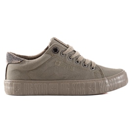 Baskets femme Big Star JJ274078 vert