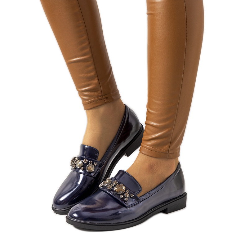 Mocassins bleu marine de Shinn