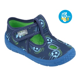 Chaussures enfant Befado 533P015 bleu vert