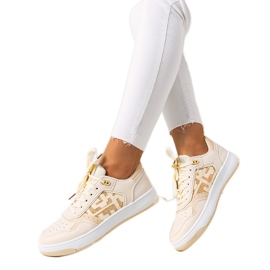 Baskets femme Richie beiges Baskets femme Richie beiges