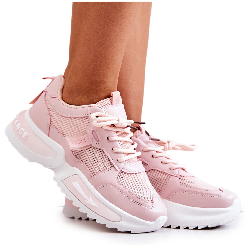 PM1 Chaussures Sport Baskets Mesh Rose Zoomey