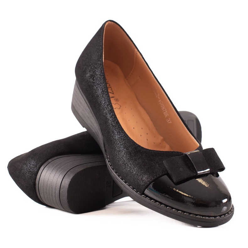 Escarpins avec brocart Vinceza le noir