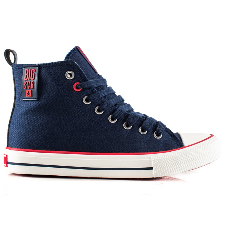 Baskets montantes Big Star JJ274125 bleu marin