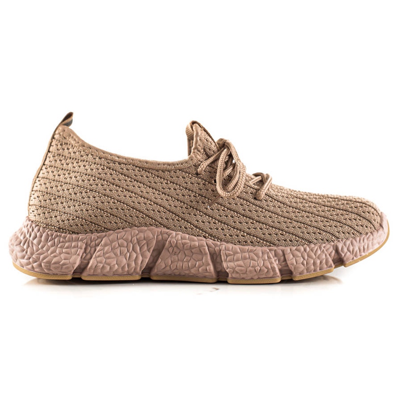 TRENDI Chaussures de sport marron beige