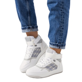 PA1 Baskets blanches Kansas femme PA1 Baskets blanches Kansas femme