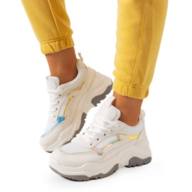 Baskets Gossett beiges blanc