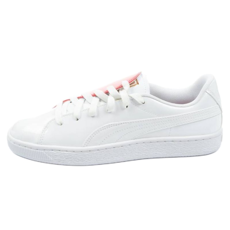 Puma Basket Crush W 369556 01 blanche rouge