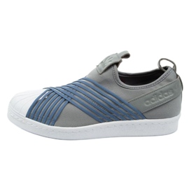 Chaussures Adidas Superstar Slipon Femme CG6012 bleu gris Chaussures Adidas Superstar Slipon Femme CG6012 bleu gris