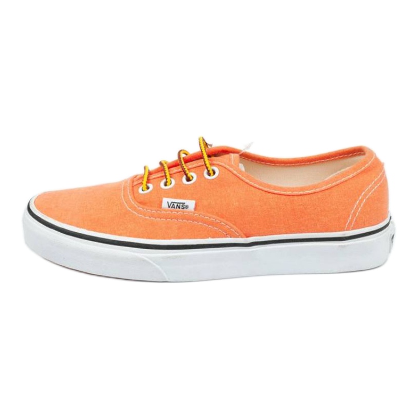 Chaussures Vans Authentic 0VOEC9D blanche orange