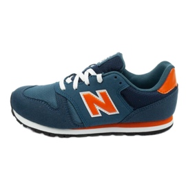 Chaussures New Balance Jr YC373KN noir bleu marine