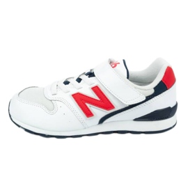 Chaussures New Balance Jr YV996DO blanc bleu marine