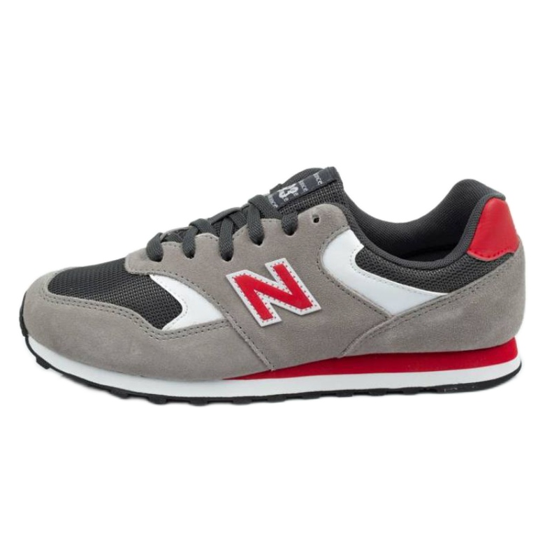 Chaussures New Balance M ML393VT1 blanche rouge gris
