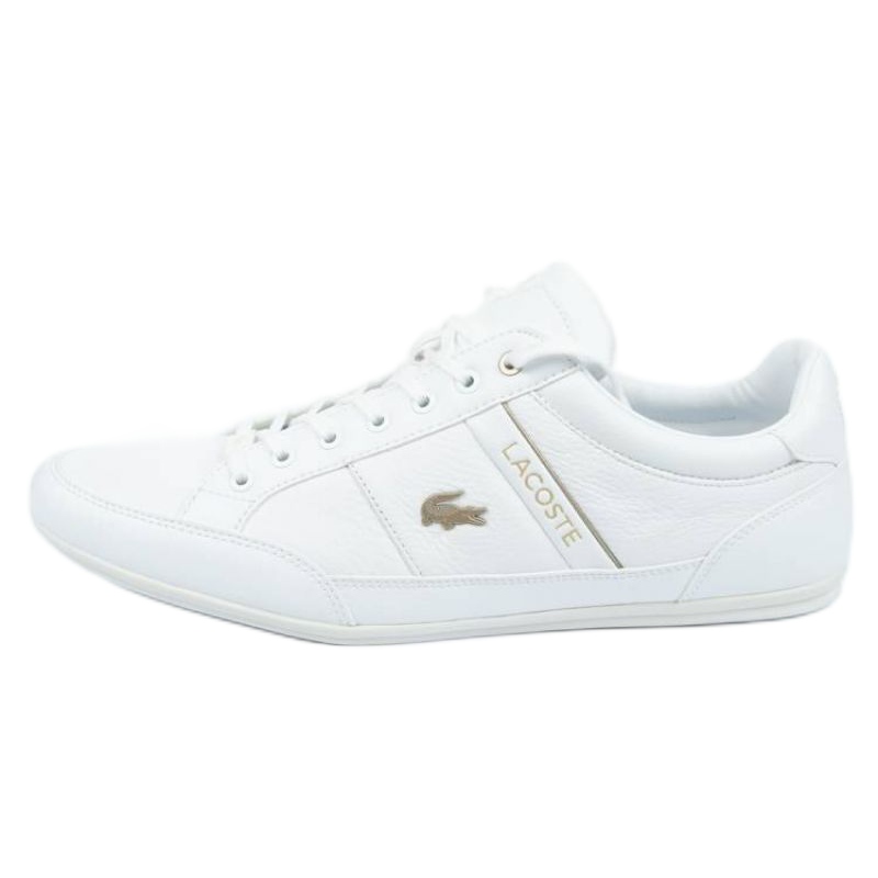 Chaussures sales lacoste blanche