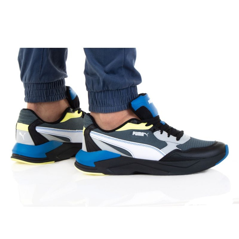 Puma X-Ray Speed ​​Lite M 384639 05 blanche le noir bleu gris