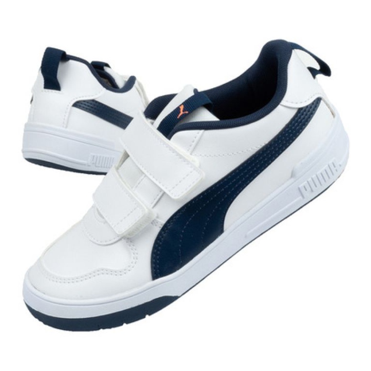 Puma Multiflex Jr 380740 07 blanche bleu marin