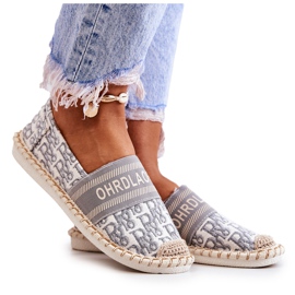PS1 Espadrilles grises classiques Warm Time beige
