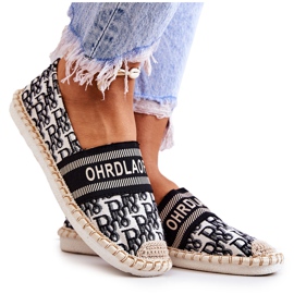 PS1 Espadrilles noires classiques Warm Time beige