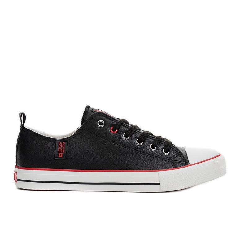 Baskets homme Big Star noires JJ174068 le noir Baskets homme Big Star noires JJ174068 le noir