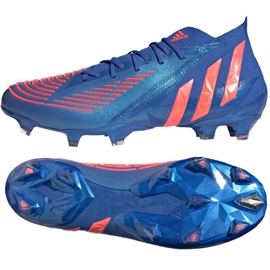 Adidas Predator Edge.1 Fg M H02932 chaussures de football bleu bleu