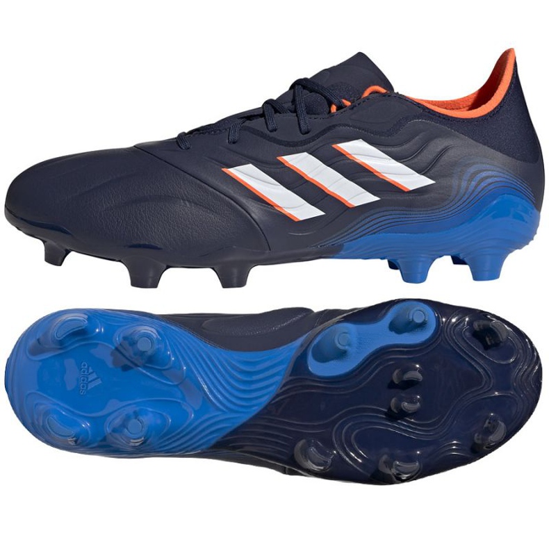 Adidas Copa Sense.2 Fg M GW7388 chaussures de football multicolore bleu et bleu marine