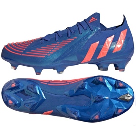 Adidas Predator Edge.1 L Fg M H02954 chaussures de football bleu bleu