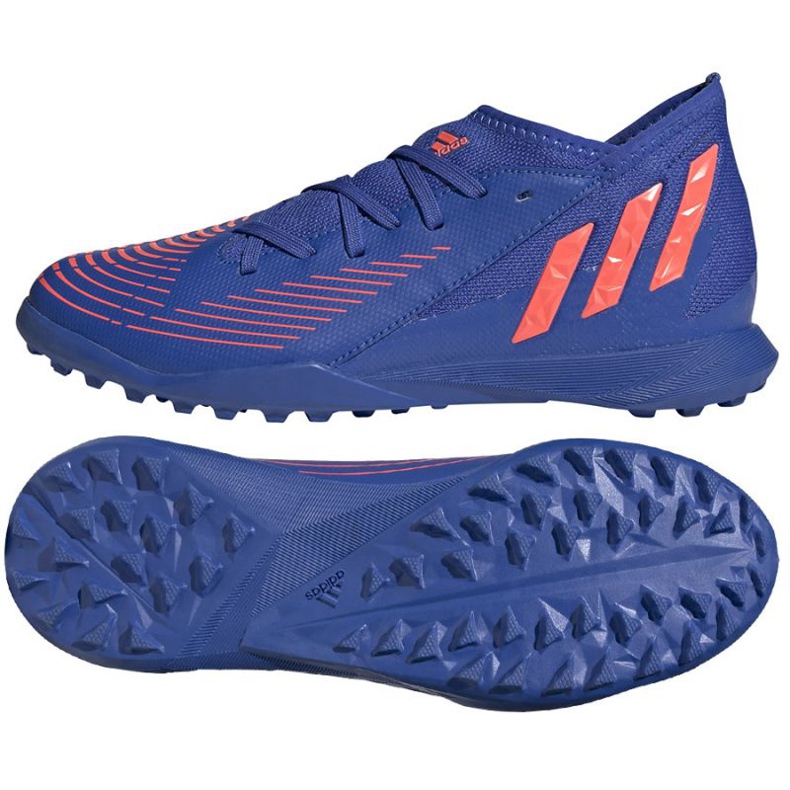 Chaussures de football Adidas Predator Edge.3 Tf Jr GX2640 bleu bleu