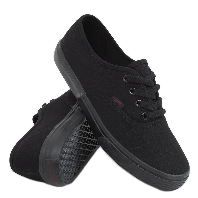 Baskets femme Sten All Black le noir