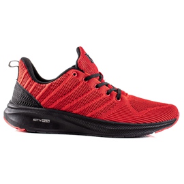 Chaussures de sport pour hommes DK noir rouge