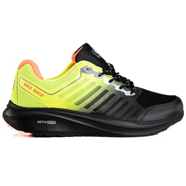 DK Chaussures de sport pour hommes sur la plate-forme noir vert