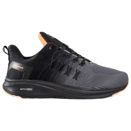Chaussures de sport grises DK noir