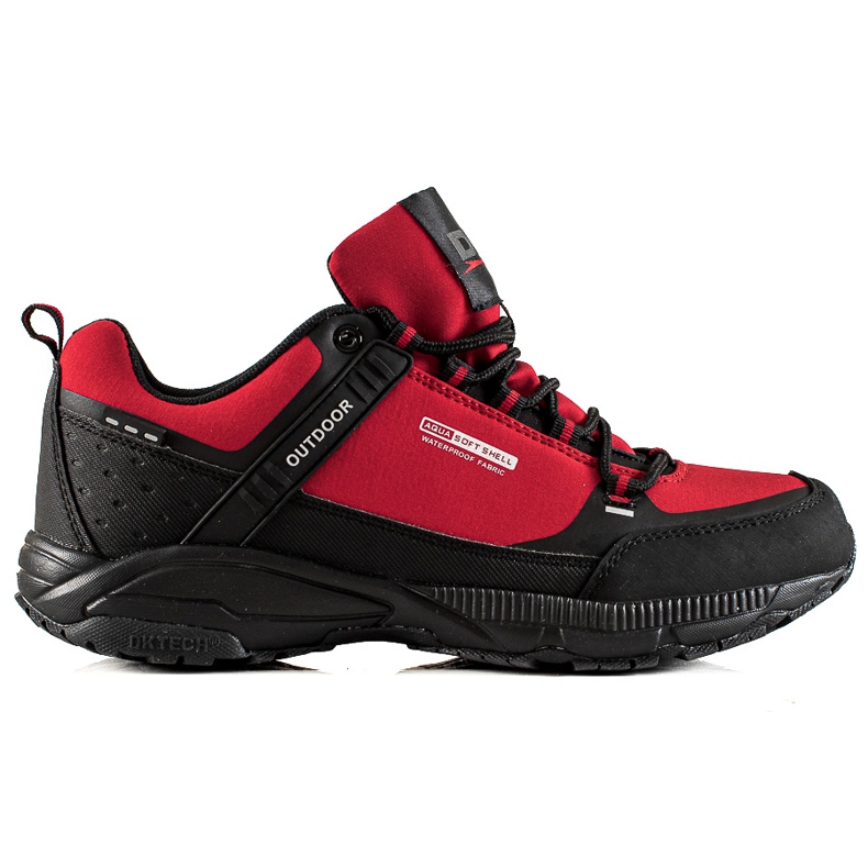 Chaussures de trekking pour hommes DK le noir rouge Chaussures de trekking pour hommes DK le noir rouge