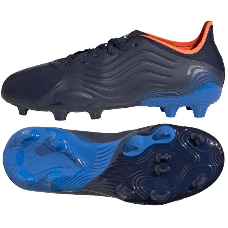 Chaussures de football Adidas Copa Sense.1 Fg Jr GW7403 multicolore bleu marin Chaussures de football Adidas Copa Sense.1 Fg Jr GW7403 multicolore bleu marin
