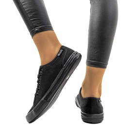 Baskets femme Big Star noires JJ274066