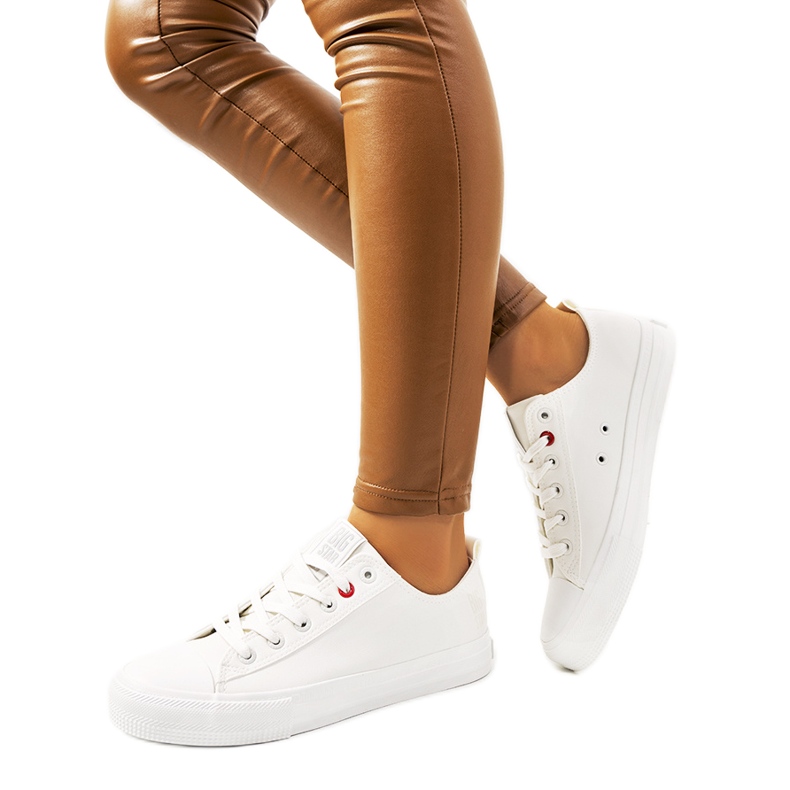 Baskets femme Big Star blanches JJ274007