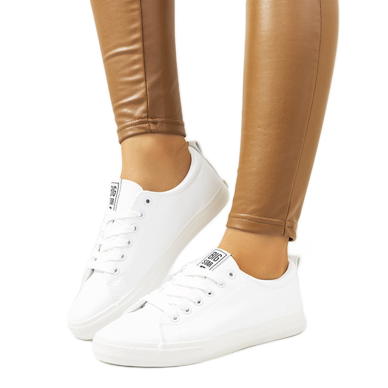 Baskets blanches pour femmes Big Star JJ274311 Baskets blanches pour femmes Big Star JJ274311