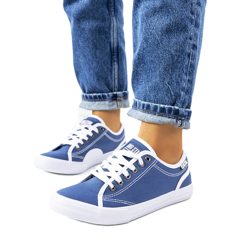 Baskets femme bleu marine Big Star 274834