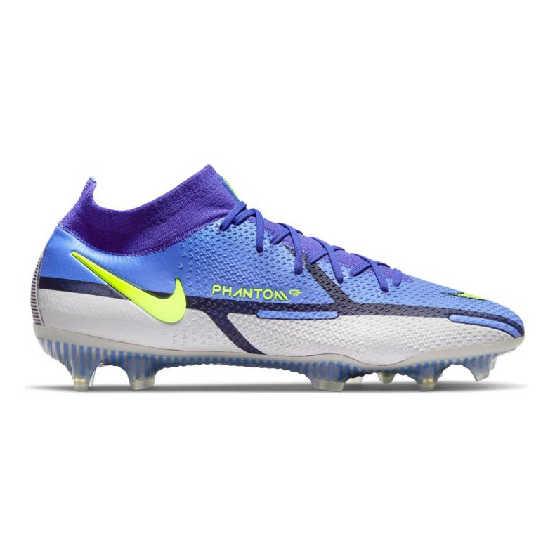 Chaussures de football Nike Phantom GT2 Dynamic Fit Elite Fg M CZ9889-570 bleu / argent bleu Chaussures de football Nike Phantom GT2 Dynamic Fit Elite Fg M CZ9889-570 bleu / argent bleu