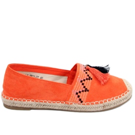 Espadrilles Boho à franges Birna Orange