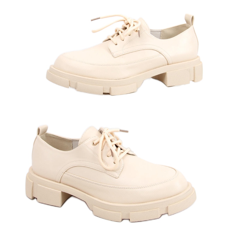 Chaussures à semelles hautes Unna Beige