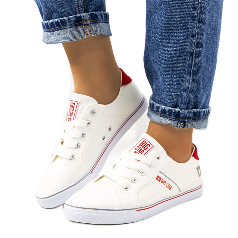Baskets femme Big Star Blanc DD274892 blanche Baskets femme Big Star Blanc DD274892 blanche