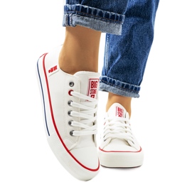 Baskets femme Big Star blanches JJ274130